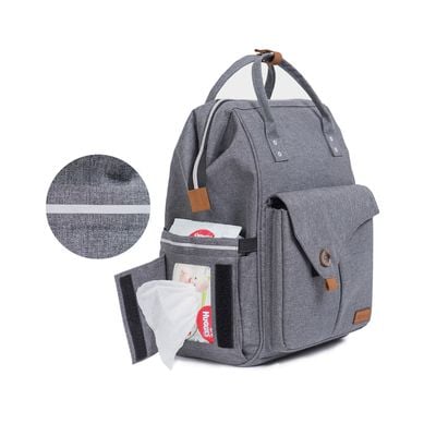 Alameda Diaper Backpack - Large - Grey